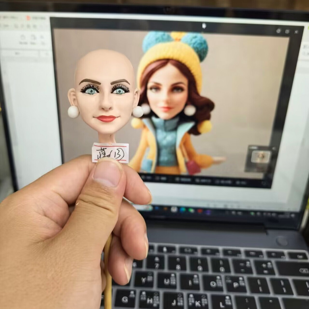 Make your own bobblehead by AI-Designed